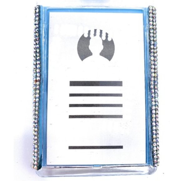 Bling ID Badge Pink Blue - Picture 2 of 4